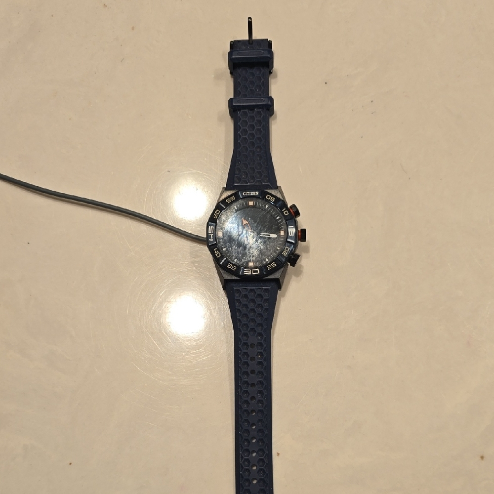 Men's Blue Chronograph Watch